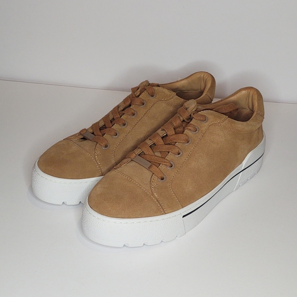 J/Slides camel suede platform Eve sneaker - Picture 5 of 5